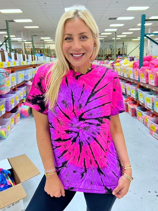 Passion Fruit Swirl Tie-Dye Tee