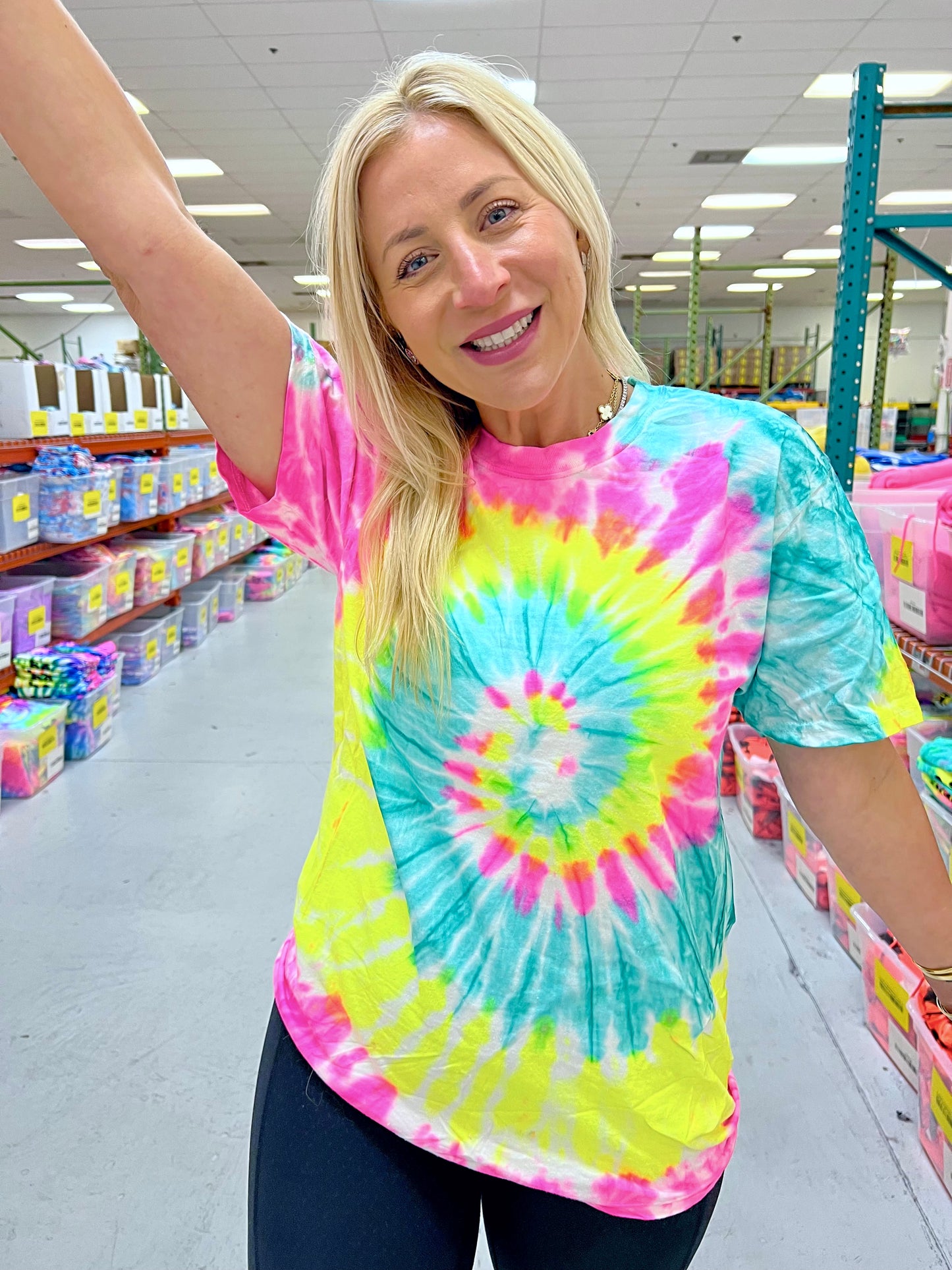 Honeydew Swirl Tie-Dye Tee